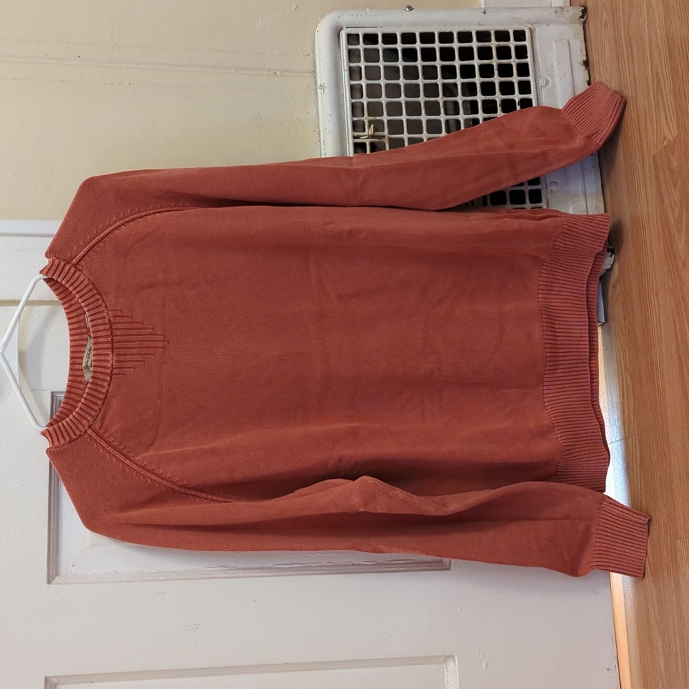 Peach Crew Neck Sweater